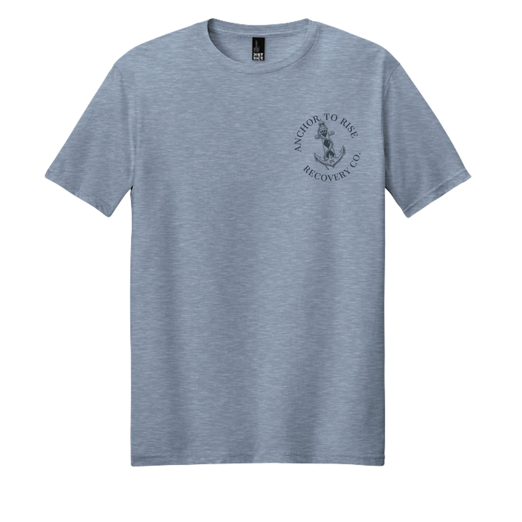 Flint Blue Heather - DM108 - FRONT