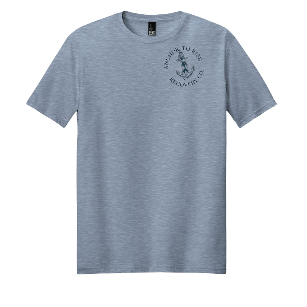 Flint Blue Heather - DM108 - FRONT