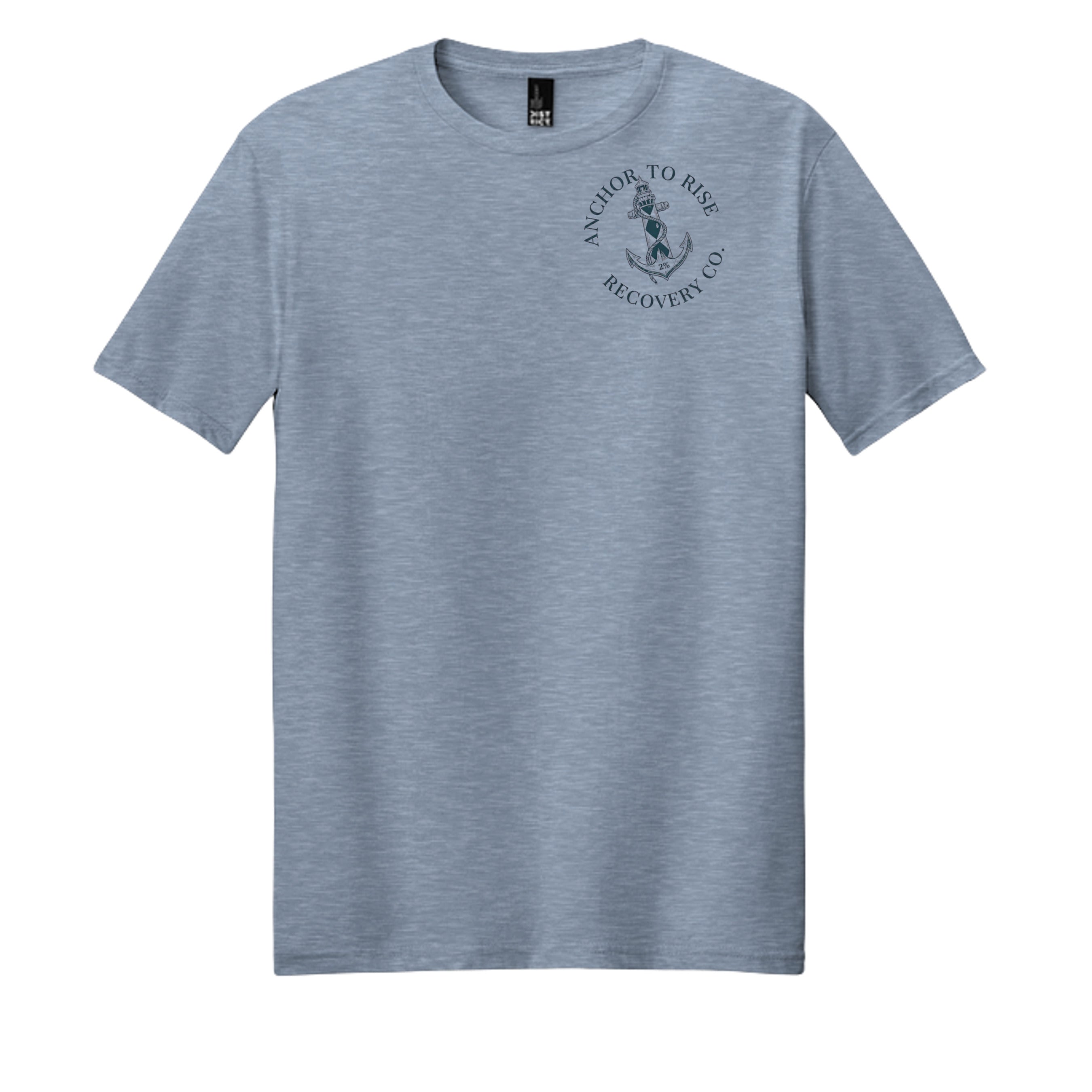 Flint Blue Heather - DM108 - FRONT