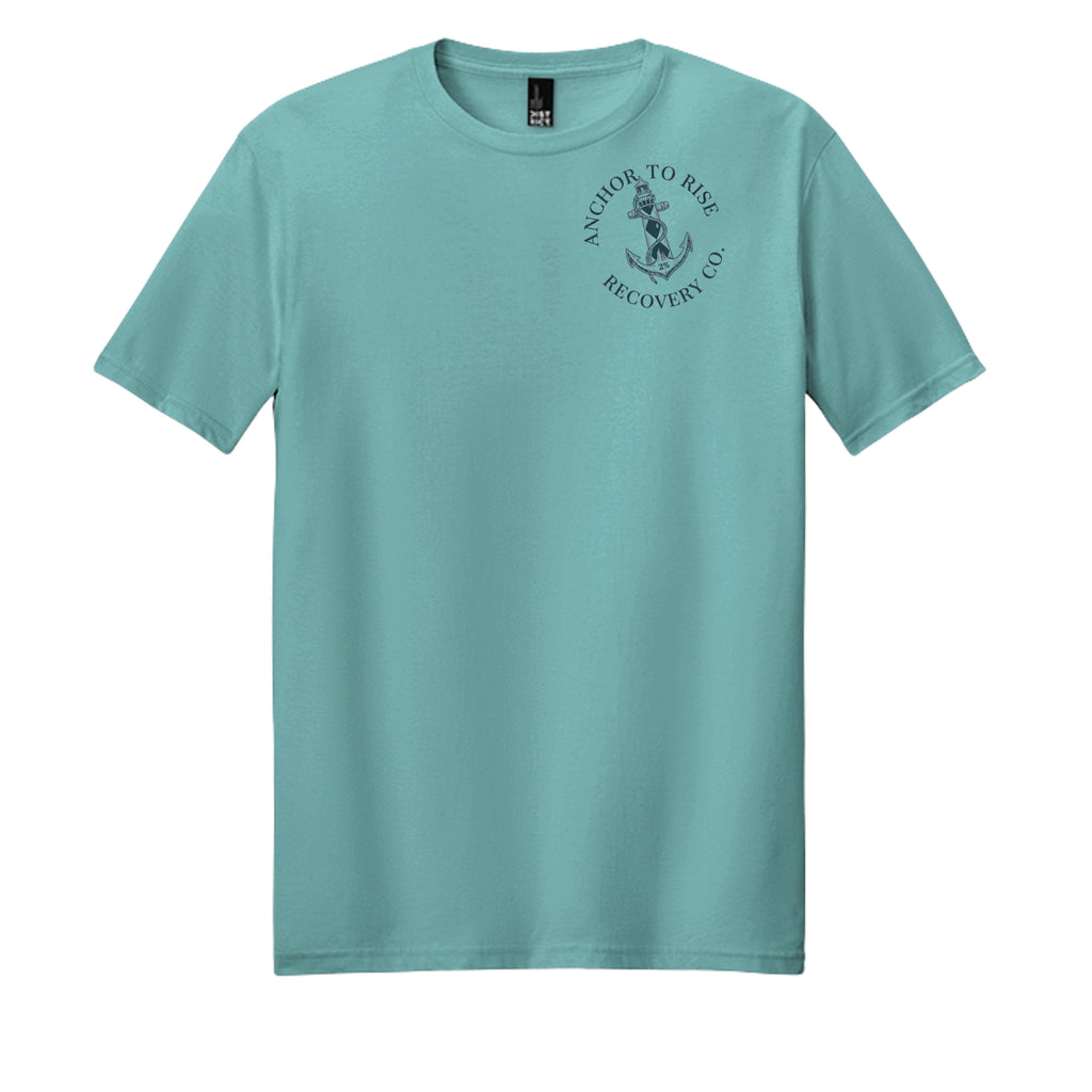 Heathered Eucalyptus Blue - DM108 - FRONT